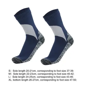 1 чифт водоустойчиви чорапи износоустойчиви чорапи за абсорбиране на пот за катерене Чорапи за газене Чорапи за езда