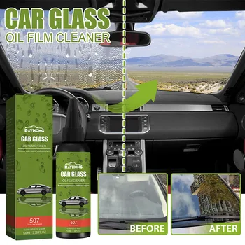 100ml кола стъкло масло филм отстраняване предното стъкло полиране съединение вода петна отстраняване водоустойчив дъждоустойчив анти-мъгла стъкло чисти
