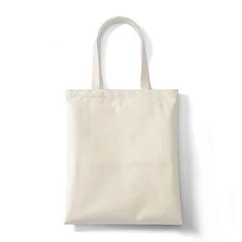100pcs/ Lot памук материал жени дама чанта кошници въже съхранение 12 Oz платно Китай обичай хранителни стоки пазарска чанта голяма пазарска чанта
