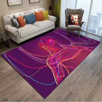 15 Размери Бъдещ човек AI технология VR Cool килим хол килими баня мат момчета игра спалня мат открит килим спалня декор