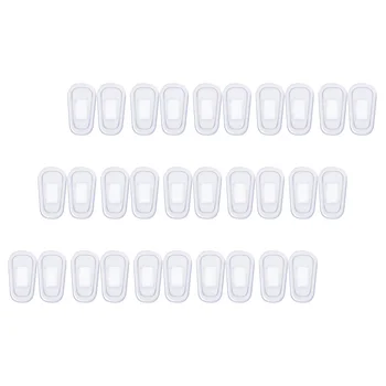 15 чифта подложки за нос за очила Силиконови капаци за нос Поддръжка на противоплъзгащи очила