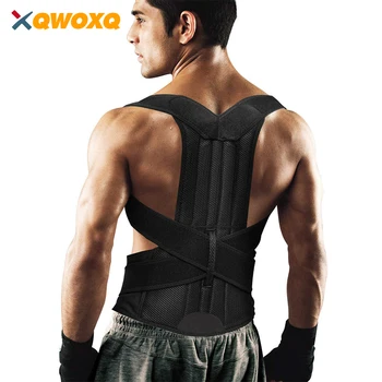1PCS Коректор на стойката на гърба, Обратно лумбална опора Опора на рамото Подкрепа за подобряване на стойката и облекчаване на болките в гърба