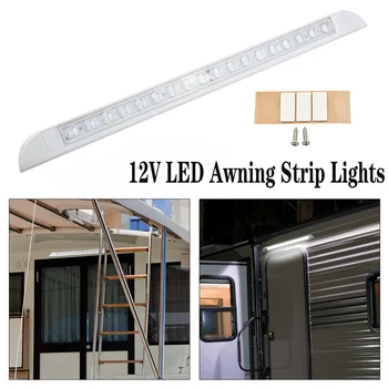 1x RV LED тента светлина водоустойчив IP66 каравана каравана интериор стена лампа светлина бар универсална лента светлина аксесоари