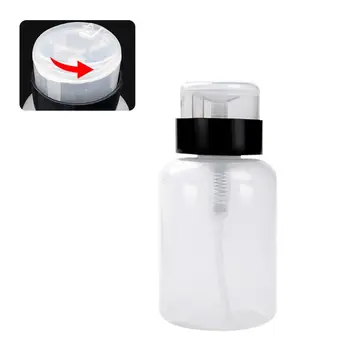 200ml Clear Push Down Empty Bottle Press Dispenser Polish Container New Dropship