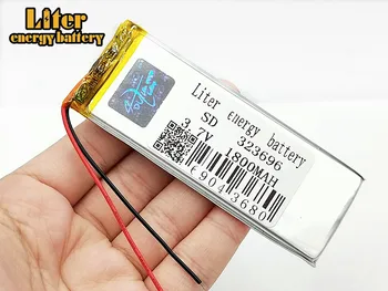 323696 3.7V 1800mAh акумулаторна литиево-полимерна литиево-йонна батерия за MP4 MP5 DVD GPS камера Електрически играчки 96x36x3.2mm батерии