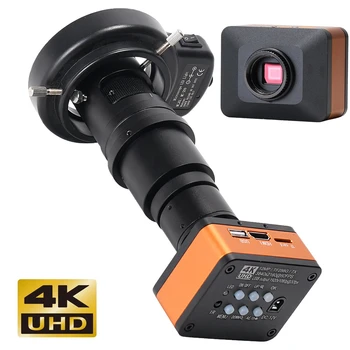 4K UHD микроскопска камера 180X сензор за автофокусен обектив Индустриален електронен цифров микроскоп за ремонт на телефони PCB запояване