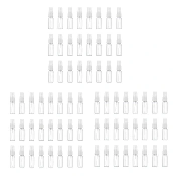 72Pcs 20Ml Прозрачни празни спрей бутилки Преносими бутилки за пръскане с фина мъгла за многократна употреба