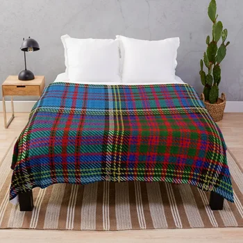 Anderson Clan Standard Tartan Throw Blanket Thermals For Travel Зимни легла Най-меките одеяла