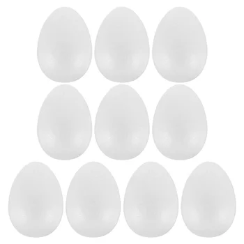 Craft пяна Великденски яйца DIY боядисване бели яйца симулация яйце орнаменти Великденски сватбени тържества Празнична украса