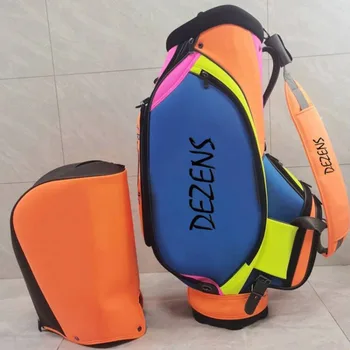 DEZENS Висококачествена марка чанта за голф, професионална популярна PU водоустойчива голф стандартна чанта