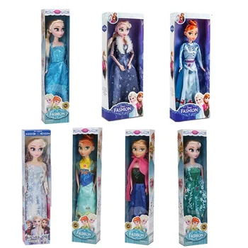 Disney Frozen 2 Елза Анна фигура принцеса кукла играчки сняг кралица момчета момичета играчки Елза кукли дрехи за кукли