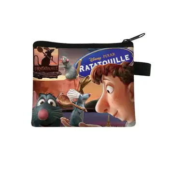 Disney Ratatouille момчета момичета монета чанта къс портфейл жени ключ карта чанта деца карикатура мини чанта съхранение чанта подарък