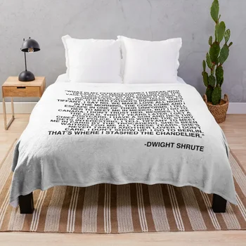 Dwight Shrute - Перфектното престъпление хвърлят одеяло пухкави плажна мода дивани одеяла