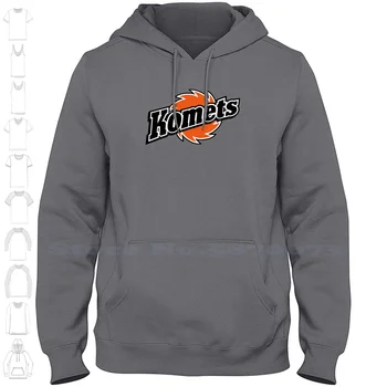 Fort Wayne Komets Logo Fashion Sweatshirt Hoodie Top Quality Graphic 100% памучни качулки