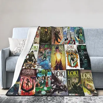 God Of Mischief Comic Collection Ултра-меко микро руно одеяло