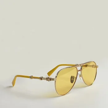 High Brand момиче BPS-146A Слънчеви очила Мода Луксозни очила Жени Мъже Реколта овални маркови слънчеви очила оригинална кутия Безплатна доставка