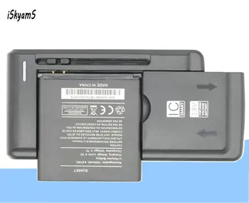 iSkyamS 1x 1300mAh Висококачествена заместваща литиево-йонна батерия + Универсално зарядно устройство за Wiko sunset Batterie Batterij Bateria
