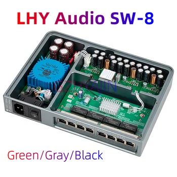 LHY аудио SW-8 Ethernet превключвател Пълно линейно DC захранване SC Cut OCXO Надстройка на кристален осцилатор с постоянна температура