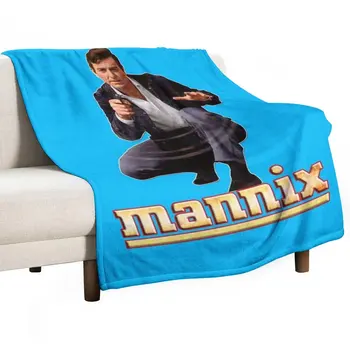 Mannix ретро реколта 60-те 70-те години почит хвърлят одеяло обичай одеяло фланели одеяло утешител одеяло