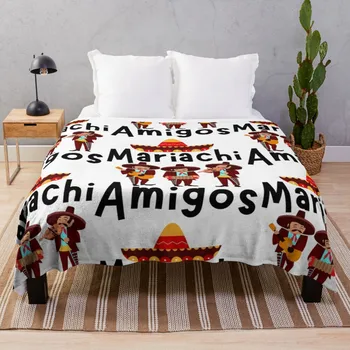 Mariachi Amigos Луксозен домашен декор Претеглено одеяло за хвърляне