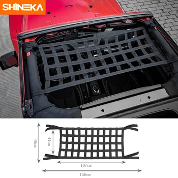 SHINEKA Автомобилен стайлинг Нов плат Топ покрив легло почивка покритие мрежа притежател за Jeep Wrangler JK JL 2007-2019 Авто аксесоари