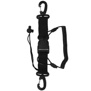 Spring Coiled Anti Lost Lanyard Durable Nylon Safe Lightweight Anti Wear Diving Spring Coiled Lanyard for Climbing for Dive