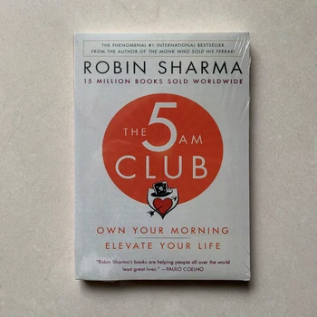 The 5AM Club by Robin Sharma Own Your Morning Elevate Your Life English Book