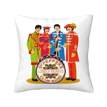 The Throw възглавница възглавница покритие Sgt Peppers Lonely Hearts Club Band Freddie Queen Fc Великобритания Представете си камъни Бохемска рапсодия