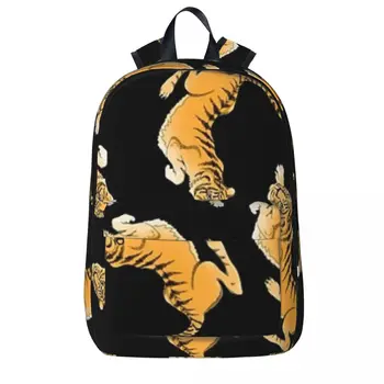 Tigers раница Жена раници момчета момичета bookbag случайни ученици училище чанти преносимост лаптоп раница рамо чанта