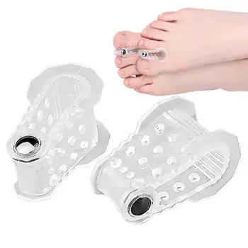 Toe сепаратори магнитни Toe сплитери за жени 1 чифт за многократна употреба А-образна припокриващи се Toe разделителни подложки за намаляване на триенето