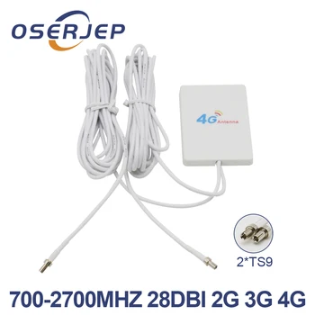 TS9 CRC9 SMA конектор 4g LTE панел антена двоен плъзгач конектор за Huawei 3G 4G LTE рутер модем антена 3 метра тел