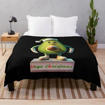 Vege christmas, Avocado chwistmas, Funny avocado with santa claus hat, Throw Blanket Luxury St Blanket Blanket Blanket For Sofa