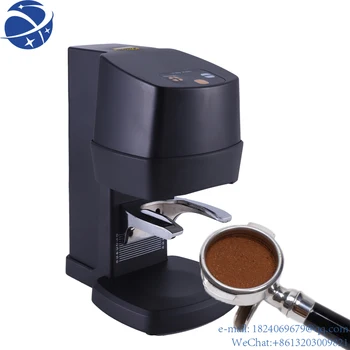 YUN YI Електрическа машина за подправяне на кафе, автоматична 58mm трамбоване, еспресо, кафе машина, кафе, чай и еспресо консумативи