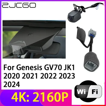ZJCGO 4K 2160P Dash Cam Car DVR камера 2 обектив рекордер Wifi нощно виждане за Genesis GV70 JK1 2020 2021 2022 2023 2024