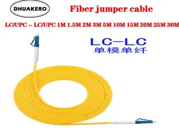 безплатна доставка AB61 10 PCS/Lot LC/UPC-LC/UPC SM 3mm оптичен джъмпер кабел единичен режим разширение кръпка кабел