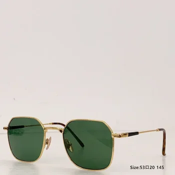 Висококачествени овални слънчеви очила, дамски очила с метална рамка, винтидж марка, унисекс слънчеви очила UV400