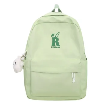 Дамска раница платно женски ученически раници клас чанти за момичета 2023 Голяма средна училищна чанта за лаптоп чанта Mochila Feminina