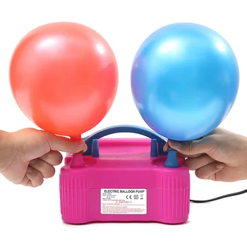  електрически балон бързо инфлация помпа високо напрежение двойна дупка AC автоматичен въздушен компресор балон помпа бързо надуваема топка