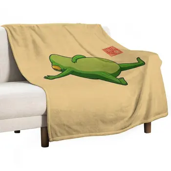 Йога жаба настроение хвърлят одеяло мода дивани декоративни хвърлят спално бельо декоративни легла одеяла