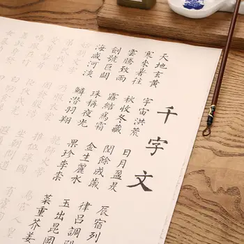 Китайска калиграфия Копирни книги Китайски редовен скрипт Калиграфия четка писалка копирна книга Liu стил редовен скрипт Xuan хартия копирна книга