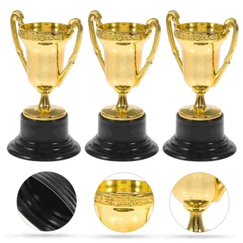 Мини пластмасови златни чаши Трофеи за парти деца Играчки за ранно обучение Награди Детски празничен трофей Награда Подарявам