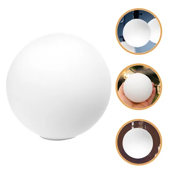 Млечно бяла топка абажур домакинство декор глобус крушка капак външни нюанси за маса тела акрилни полилей