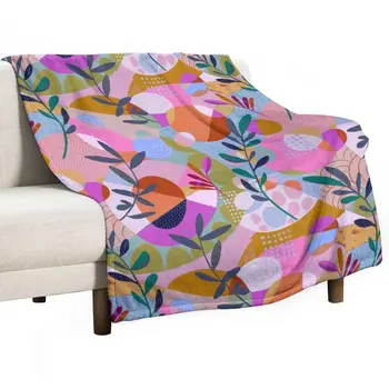Ново розово абстрактно хвърляне одеяло Тежко одеяло Къмпинг одеяло Покривала за легла Космати одеяла