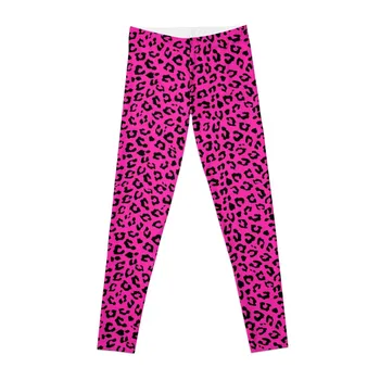 Розови леопардови петна Модел на кожата Клинове фитнес комплект жени фитнес за фитнес жени фитнес облекло за жени Дамско спортно облекло