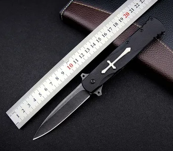 Сгъваем нож за ножове - G10 дръжка за самозащита на открито Cross