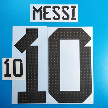 Супер А 2022 свят меси10 ДИ МАРИЯ ДИБАЛА ДЕ ПОЛ печат на шрифт за футболен номер, значки за топъл печат