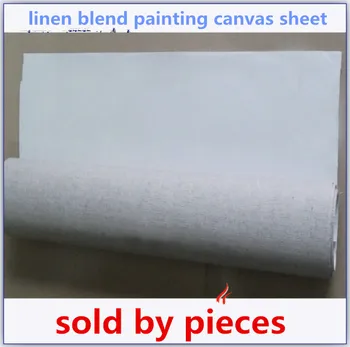 Фина текстура ръчно рисуван бял цвят празна живопис платно парчета 5 броя