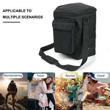 Чанта за носене против капки с дръжка и презрамка и джоб за аксесоари за Bose S1 Pro/за Bose S1 Pro+