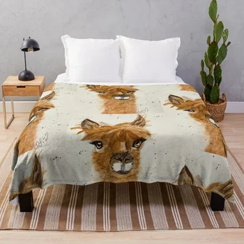 Joelles alpaca Хвърли одеяло Пухкави големи многофункционални забавни подарък манга Летни одеяла