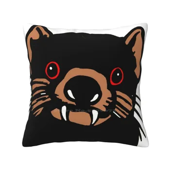 Tasmanian Devil Pillowslip Pillowcase Art Tasmanian Devil Marsupial Australian Wildlife Fauna Cute Animal Cartoon Graphic